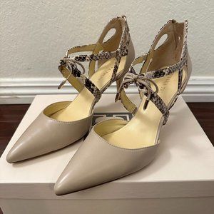 Ivanka Trump Tenice Pointy Toe Pumps (nude)